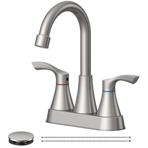 Brushed Nickel Bathroom Faucet 3