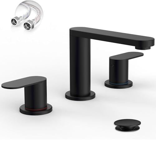 BWE Matte Black Bathroom Faucet