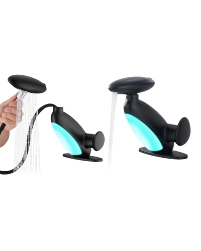 Pull Out LED Bathroom Faucet
