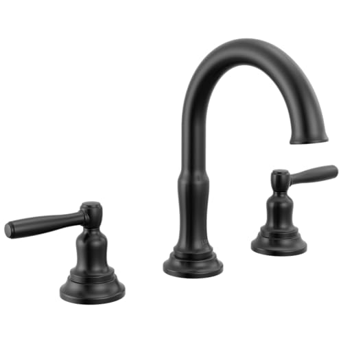 Delta Roe Matte Black Bathroom