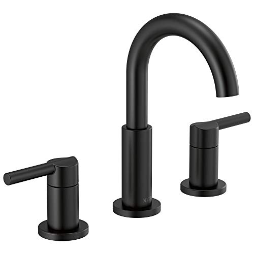 Delta Nicoli Matte Black Bathroom