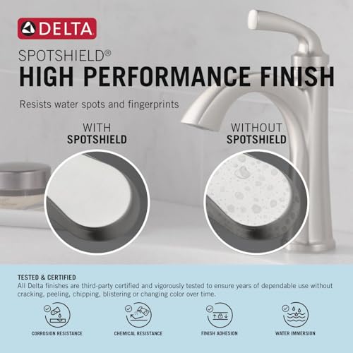 Delta Arvo Brushed Nickel Bathroom view 5
