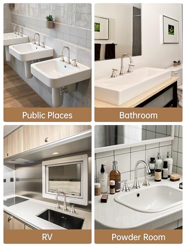 Fransiton 8 Inch Widespread Bathroom Sink Faucet view 3