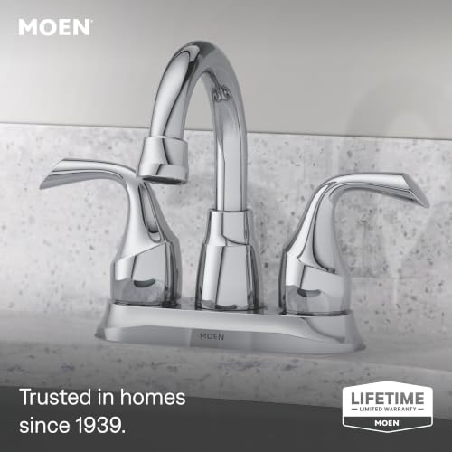Moen Idora Chrome Two-Handle Centerset view 2