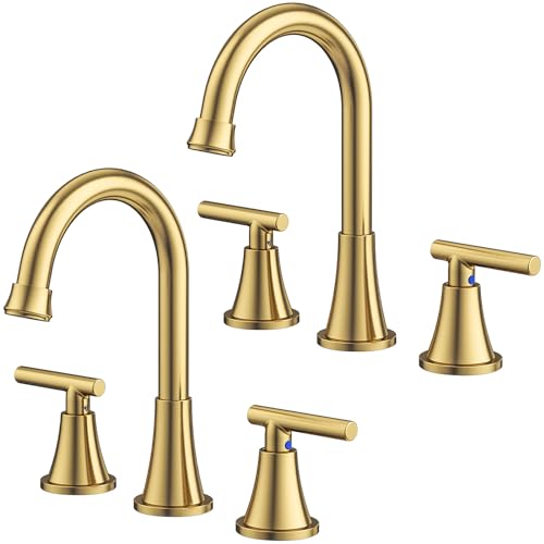 Bathroom Faucet 3 Hole Brushed