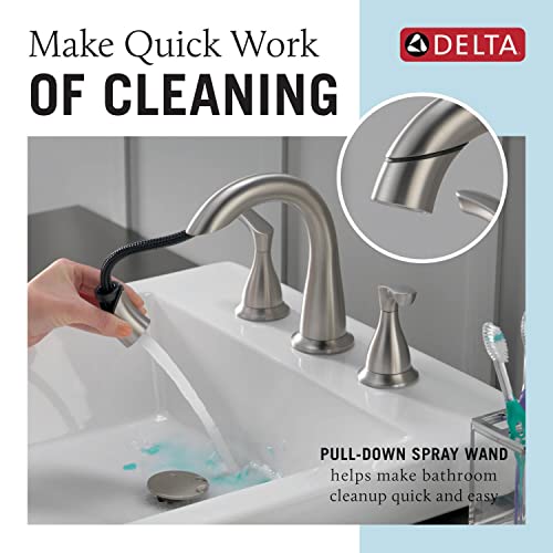 Delta Broadmoor Pull Down Bathroom Faucet view 3