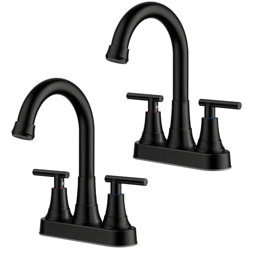 FORIOUS 2 Pack Black Bathroom
