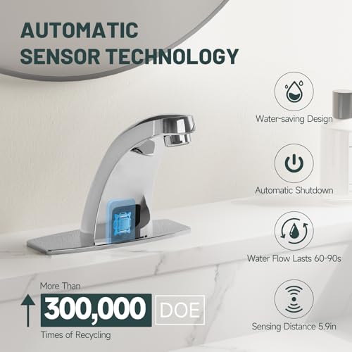 Touchless Bathroom Sink Faucet Greenspring view 3