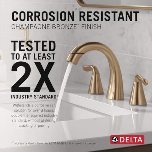 Delta Arvo Brushed Gold Bathroom view 4