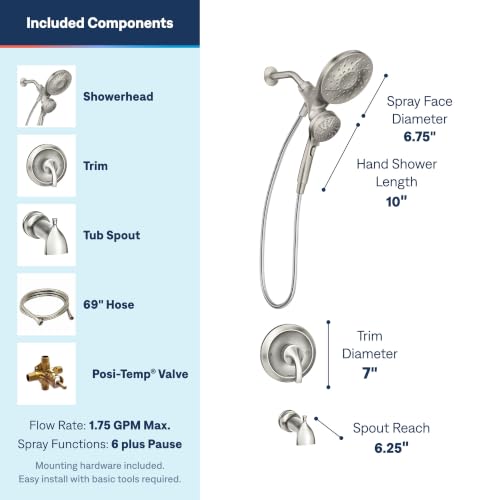 Moen Engage Magnetix 6-Function Handheld view 3