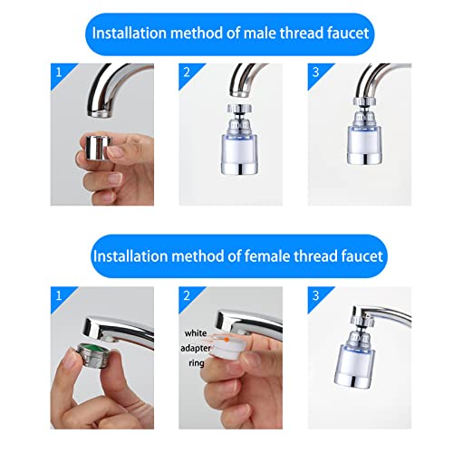 360-Degree Rotating Faucet Filter Sink view 4