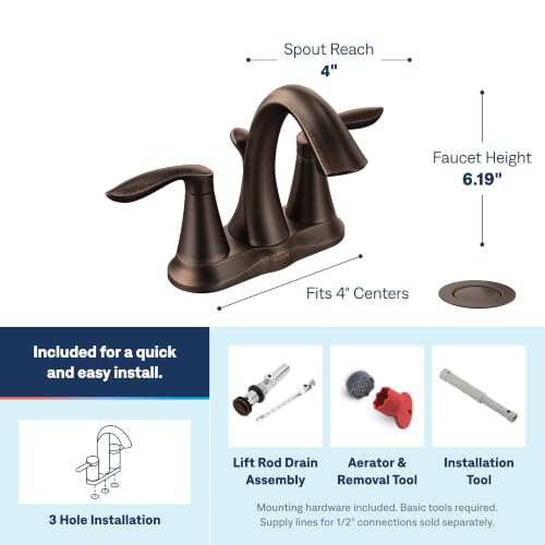 Moen Eva Oil-Rubbed Bronze Two-Handle view 4