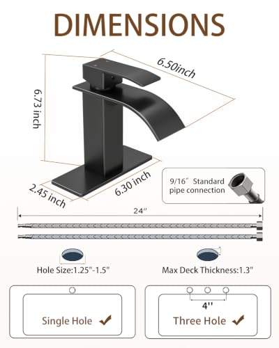 Fransiton Waterfall Single Handle Bathroom view 5