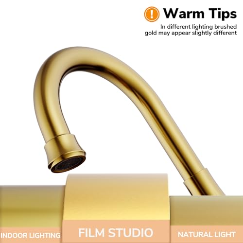 4 inch Brushed Gold Bathroom view 2