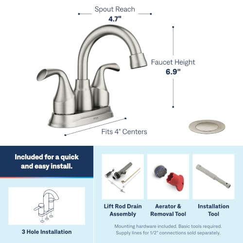 Moen Idora Spot Resist Brushed view 3