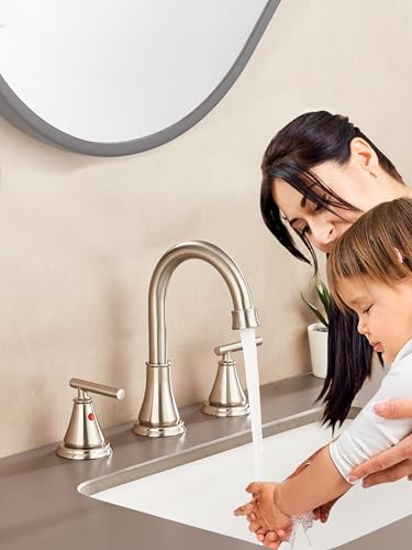 Fransiton 8 Inch Widespread Bathroom Sink Faucet view 4