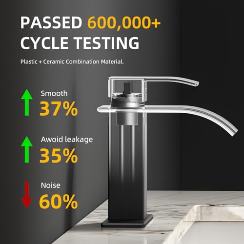 Ryuwanku Bathroom Faucet Matte Black view 2