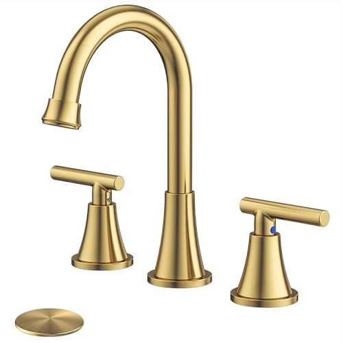 Bathroom Faucet 3 Hole Brushed