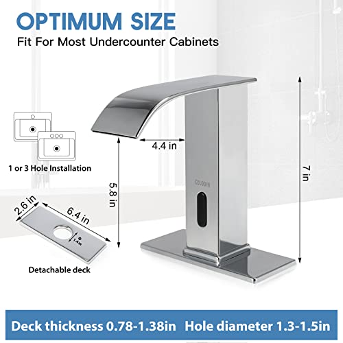 CDLODIN Automatic Sensor Touchless Bathroom view 5