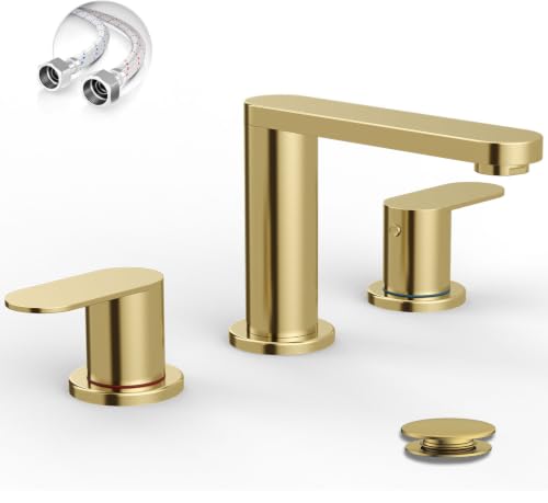 BWE Brushed Gold Bathroom Faucet