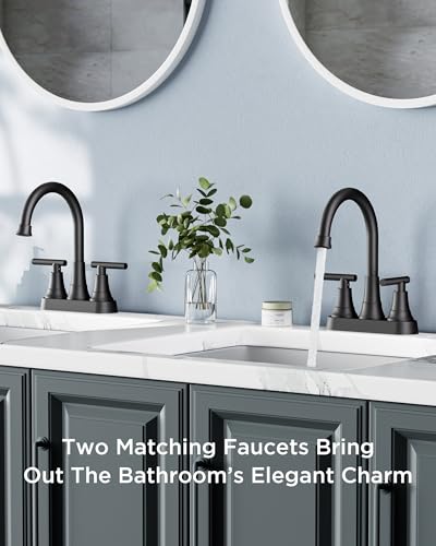 FORIOUS 2 Pack Black Bathroom view 3