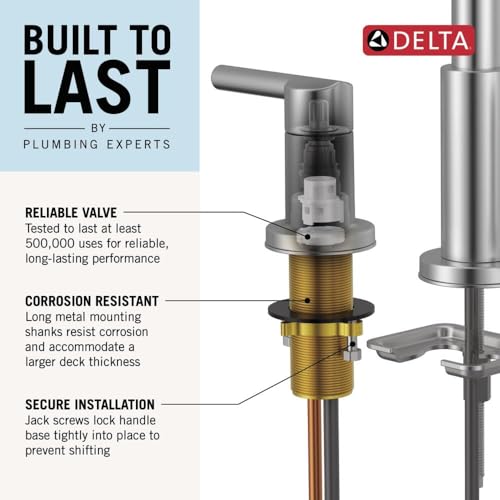 Delta Nicoli Brushed Gold Faucet view 4