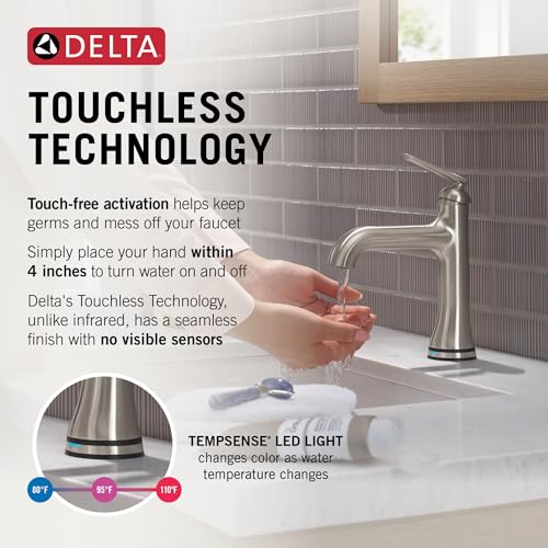Delta Bonacci Touchless Bathroom Faucet view 2