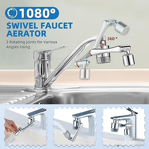 CECEFIN Water-Filter for Sink-Faucet Extender-Aerator view 3