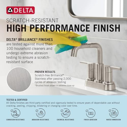 Delta Arvo Brushed Gold Bathroom view 5